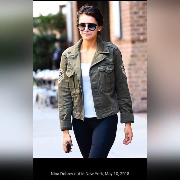 Ralph Lauren Polo Blue Label Military Style Twill Moto Jacket Womens Size Small - Picture 11 of 11